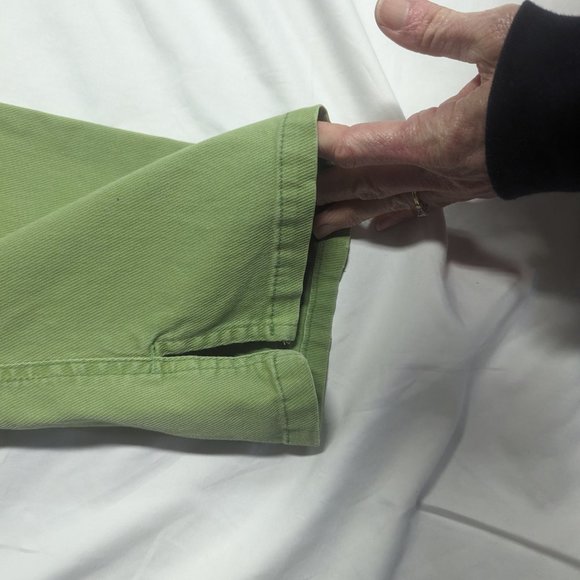 American Eagle Capri Green Denim Size 6 - Picture 3 of 9